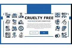 Cruelty Free Animals Landing Header Vector Product Image 1