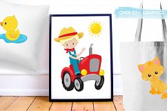 Happy farm graphics and illustrations Product Image 2