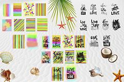  Lettering LIVE the LIFE you LOVE. Hand drawn Product Image 4