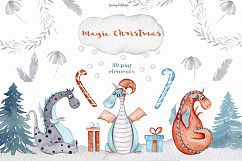 Christmas magic Winter Dragons Product Image 1
