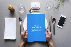 Reserve Card, Menu Mockups Product Image 8