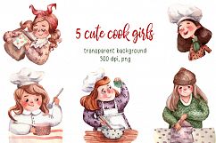 Tiny Kitchen - Watercolor Clip Art Set Product Image 2