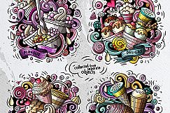 Ice-Cream Cartoon Doodle Big Pack Product Image 4