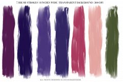 Brush Strokes, Digital Brush Strokes Product Image 2