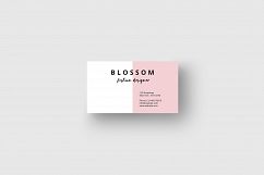 Business card template with flowers – vintage style Product Image 5