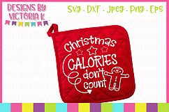 Christmas Calories don't count, Christmas, SVG, DXF, PNG Product Image 2