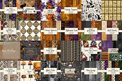 Vintage Halloween Bundle - 350 Textures, Patterns and Clip A Product Image 2