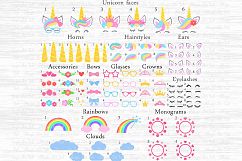 Big unicorn bundle svg, Big bundle svg, Unicorn kit svg, Unicorn clipart, Unicorn svg file, Unicorn party svg, Unicorn cricut, Svg bundle Product Image 2