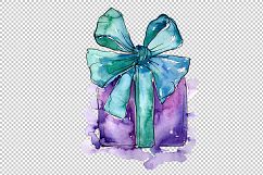 Christmas gifts PNG watercolor set Product Image 5