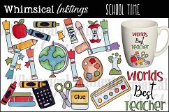 School Time Clipart Collection Product Image 1