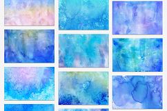 30 Winter Watercolor Backgrounds Product Image 2
