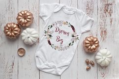 Onsie, Infant bodysuit Mockup, rose gold pumpkins Product Image 2