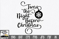 Christmas SVG Cut File - The Night Before Christmas SVG DXF Product Image 1