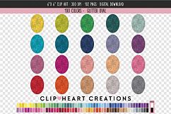 Glitter Oval Clip Art - 100 Clip Art Graphics Product Image 1