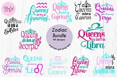 Zodiac bundle svg, all zodiac signs, Queens are born as, Product Image 4