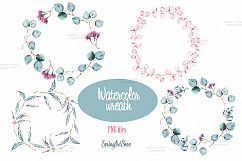 Eucalyptus watercolor clipart Product Image 3