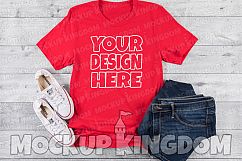 Unisex Crew Neck Shirt Mockup, Bella Canvas Mockup Product Image 1