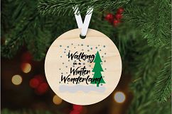 Walking in a Winter Wonderland SVG Cut File - Christmas SVG Product Image 5