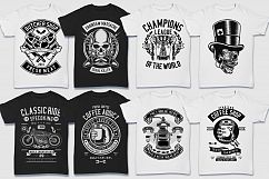 200 Vector Tshirt Designs B/W Concept Product Image 7