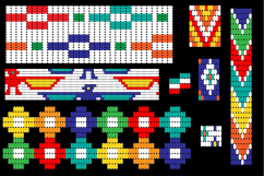 Seamless Tribal Bead Patterns Product Image 5