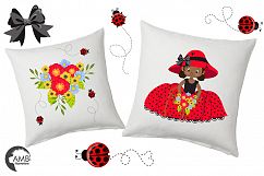 Sweet little ladies graphics, clipart, illustrations AMB-1598 Product Image 3