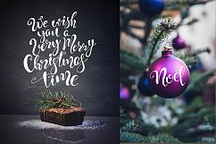 Christmas quotes. Hand lettering DIY Product Image 7