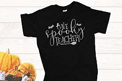 One spooky teacher SVG Product Image 2
