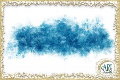 Turquoise Glitter Blue and Green Digital Clipart Brush Stroke 24 of beautiful PNG files Product Image 25