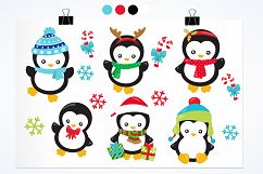 Baby Penguins graphics and illustrations Product Image 2