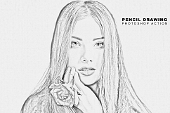 Pencil Drawing Photoshop Action Product Image 5