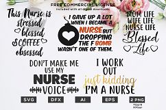 Nurse Life Bundle Designs for T-Shirt, Hoodies, Mugs and more Product Image 3