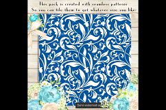 100 Seamless Ornament Floral Digital Papers 12 x 12 inch Product Image 2