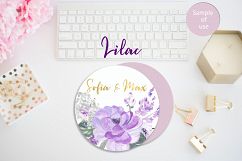 Lilac Soft purple watercolor Product Image 7