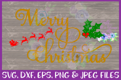 Christmas Quote SVG * Merry Christmas SVG * Let It Snow SVG * Most Wonderful Time of the Year SVG * Santa&#039;s Workshop SVG * Merry &amp; Bright SVG *  Product Image 5