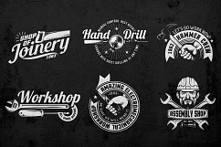 Workshop Emblems On Dark Product Image 3