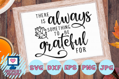 grateful svg, leaf svg, thanksgiving svg Product Image 1