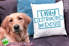 Easily Distracted By Dogs SVG Product Image 4