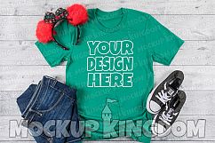 Unisex Crew Neck Shirt Mockup, Bella Canvas Mockup Product Image 1