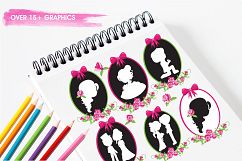 Wedding Cameo graphics and illustrations Product Image 3
