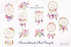 Dreamcatcher Creator Package HUGE Watercolor Floral Boho Set Product Image 6