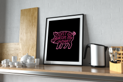 Don&#039;t go bacon my heart svg, kitchen svg, cooking svg, cook svg, kitchen decor svg, kitchen towel svg Product Image 2