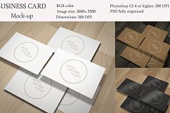 Business card mockup. Product place. Product Image 1