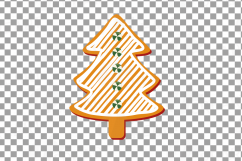 Colorful Christmas Elements clip art pack, printable png Product Image 11