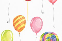 Happy Birthday hand painted watercolor collection Product Image 3
