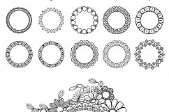 110 Floral Brushes for Adobe Illustrator Product Image 5