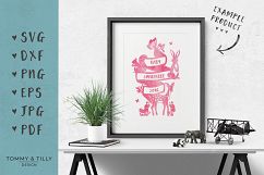 Woodland Animals Banner - SVG DXF PNG EPS JPG PDF Cut File Product Image 4