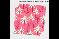 12 Winter Pattern Digital Papers in Baby Pink and Baby Blue Product Image 3