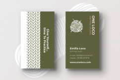 3 Business Cards for Knitting Studio Product Image 3