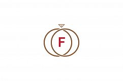 f letter ring diamond logo Product Image 1