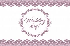 ornamental wedding invitation card Product Image 1